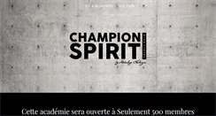 Desktop Screenshot of championspirit.com